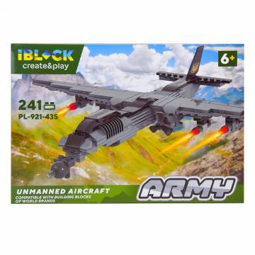 Конструктор IBLOCK Army Літак 241 деталь (PL-921-435) Конструктор IBLOCK Army Літак 241 деталь (PL-921-435)