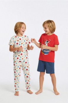 Двокомплектні піжами – набір з 2 штук - буряковий