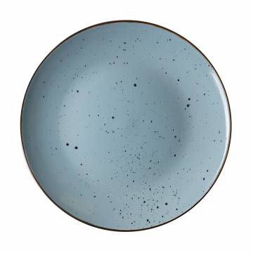 Тарелка обеденная Ardesto Bagheria керамическая, Misty Blue, 26 см (AR2926BGC)