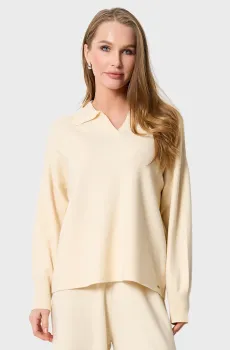 Женское белое поло Белый ONESIZE ANDRE TAN 41093P