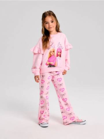 Розкльошені штани Barbie - рожевий Розкльошені штани Barbie - рожевий