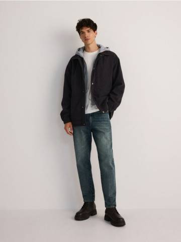 Reserved - Джинси carrot із вареним ефектом - indigo jeans - 7934H-57J Reserved - Джинси carrot із вареним ефектом - indigo jeans - 7934H-57J