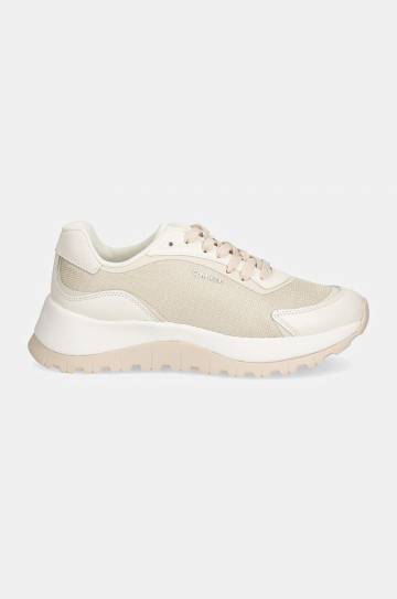 Кроссовки Calvin Klein RUNNER LACE UP MESH MIX цвет бежевый HW0HW02221 Кроссовки Calvin Klein RUNNER LACE UP MESH MIX цвет бежевый HW0HW02221