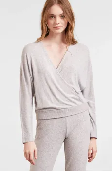 Женский светло-серый пуловер CEREN Серый M Etam 6528403