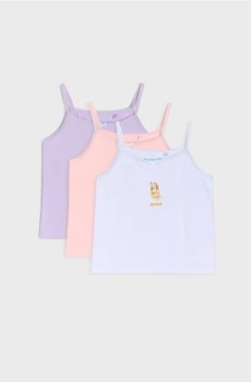 Бавовняна футболка 3 pack Bluey - білий