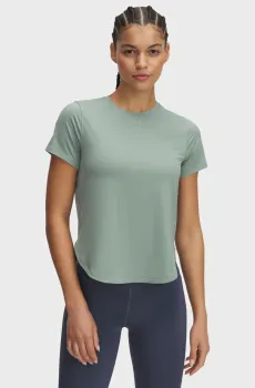 Женская мятная футболка UA Launch Elite Shortsleeve Ментоловый XS Under Armour 1389564-348