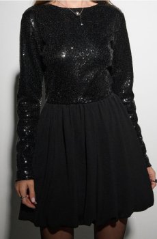 Мінісукня - чорний