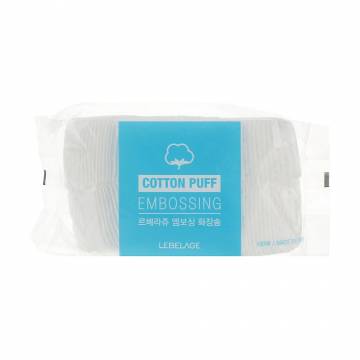 Паффы для лица Lebelage Cotton Beauty Embossing хлопковые, 100 шт Паффы для лица Lebelage Cotton Beauty Embossing хлопковые, 100 шт