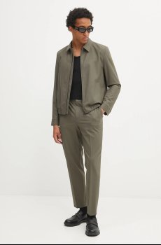 Шерстяные брюки HUGO Gos233F1X