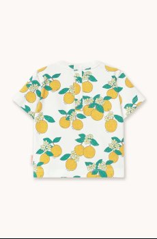 Футболка для младенцев Tinycottons ORANGES KNITTED BABY TEE