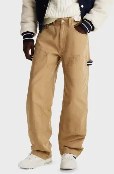 Мужские бежевые брюки TJM JAIMIE CARPENTER COTTON PANT Бежевый 31-32 Tommy Jeans DM0DM21139