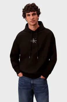 Мужское черное худи PREMIUM TERRY Черный M Calvin Klein Jeans LV04RC281G