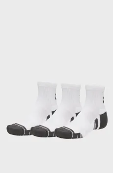 Белые носки (3 пары) New UA Perf Tech 3pk Qtr Белый 36.5-42 Under Armour 6015138-100