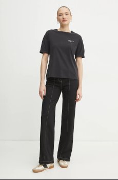 Хлопковая футболка BOSS Orange