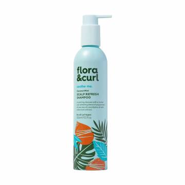 Освежающий шампунь для кожи головы Flora & Curl Soothe Me Coconut Mint Scalp Refresh Shampoo, 300 мл Освежающий шампунь для кожи головы Flora & Curl Soothe Me Coconut Mint Scalp Refresh Shampoo, 300 мл