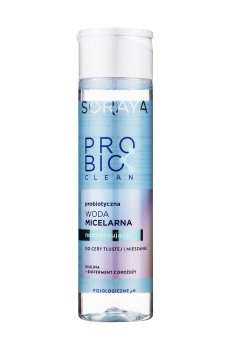 Нормализующая мицеллярная вода Soraya Probio Clean для жирной и комбинированной кожи лица, 250 мл