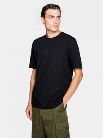 Sisley Футболка 3096S101J Чорний Regular Fit Sisley Футболка 3096S101J Чорний Regular Fit