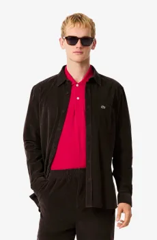 Мужская коричневая рубашка Коричневый 43 Lacoste CH3346SKB