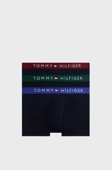 Мужские темно-синие боксеры (3 шт) 3P TRUNK WB Синий XXL Tommy Hilfiger UM0UM03181