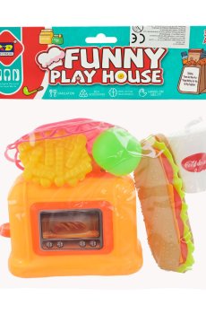 Детский игрушечный набор Shantou Jinxing Кухня, от 3 лет, 12 предметов, 26*8*25 см (345-8C)