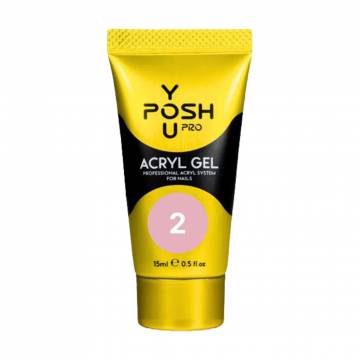 Акрил-гель для ногтей You Posh Acryl Gel 02 Розовый, 15 мл Акрил-гель для ногтей You Posh Acryl Gel 02 Розовый, 15 мл