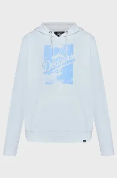 Белое худи LA DODGERS IN THE CLOUDS (унисекс) Белый XL 47 Brand 646045WW-FS