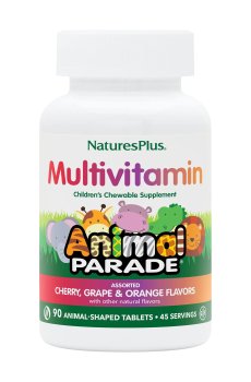 Мультивитамины для детей NaturesPlus Animal Parade, 90 жевательных таблеток