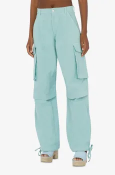 Женские бирюзовые карго Бирюзовый 25 Moschino A0336.3732;0332