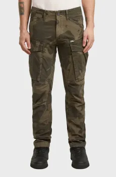Мужские темно-зеленые камуфляжные карго Regular Зеленый 32-34 G-Star RAW D02190,E277