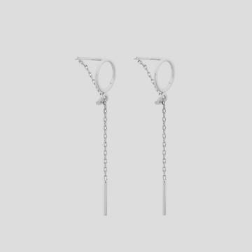 Серебряные серьги Minimal ВС-627р Серебряные серьги Minimal ВС-627р