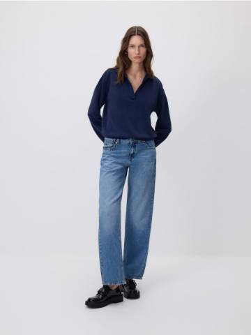 Reserved - Світшот з модаллю - темно-синій - 405GA-59X Reserved - Світшот з модаллю - темно-синій - 405GA-59X