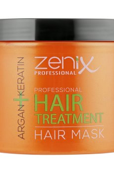 Маска для волос Zenix Professional Hair Treatment с аргановым маслом и кератином, 500 мл