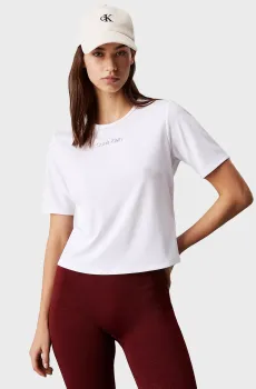 Женская белая футболка SS TEE Белый XS Calvin Klein LVGWS4K238