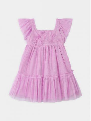 Mayoral Елегантне плаття 3929 Рожевий Regular Fit