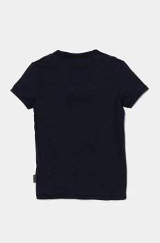 Детская хлопковая футболка Napapijri S-CHAMOIS SS