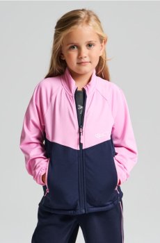 Спортивний світшот зі стійкою та блискавкою Active - різнобарвний