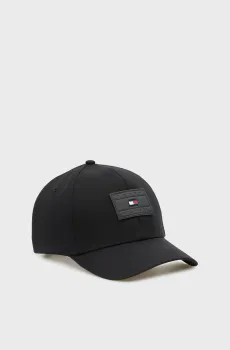Мужская черная кепка FLAG GABERDINE 6 PANEL Черный ONESIZE Tommy Hilfiger AM0AM14512