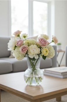 Рифлений вазон - clear