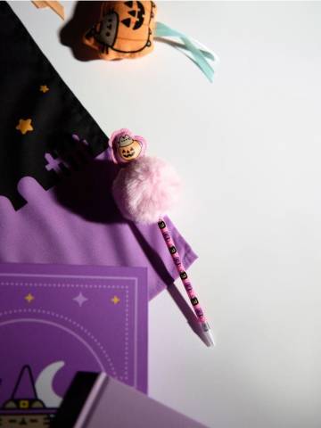Ручка з помпоном Pusheen the Cat - рожевий Ручка з помпоном Pusheen the Cat - рожевий