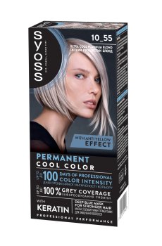 Стойкая крем-краска для волос SYOSS, 10_55 Ультраплатиновый блонд, 115 мл