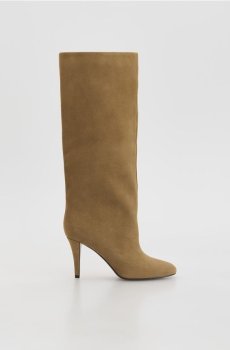 Reserved - Високі замшеві чоботи - бежевий - 350ID-80X