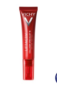 Антивозрастной крем для кожи вокруг глаз Vichy Liftactiv Collagen Specialist Eye Care для коррекции признаков старения, 15 мл