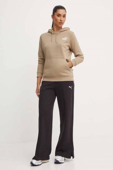 Кофта Puma женская цвет зелёный с капюшоном однотонная Кофта Puma женская цвет зелёный с капюшоном однотонная