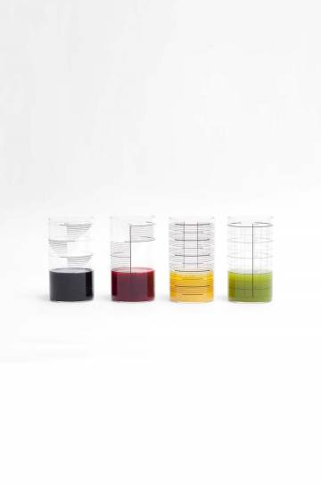 Набор стаканов Tre Product Single Line 500 ml 4 шт Набор стаканов Tre Product Single Line 500 ml 4 шт