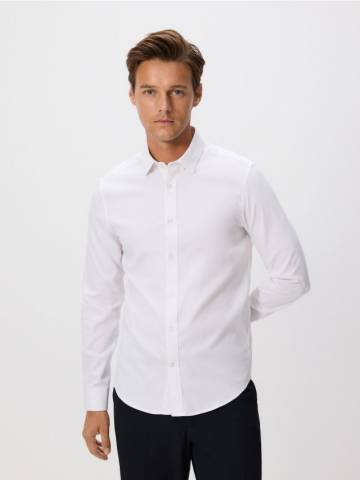 Reserved - Бавовняна сорочка super slim fit - білий - 7993H-00X Reserved - Бавовняна сорочка super slim fit - білий - 7993H-00X