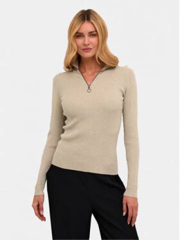 Kaffe Светр Ellie 10508348 Бежевий Slim Fit Kaffe Светр Ellie 10508348 Бежевий Slim Fit