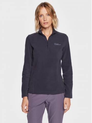 Jack Wolfskin Флісовий реглан Taunus 1709532 Сірий Regular Fit Jack Wolfskin Флісовий реглан Taunus 1709532 Сірий Regular Fit