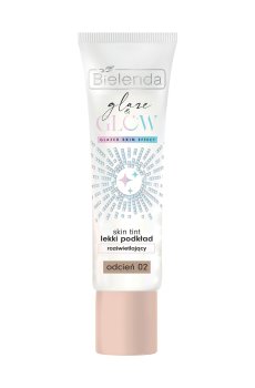 Легкий осветляющий тональный крем для лица Bielenda Glaze & Glow Skin Tint 02, 30 г