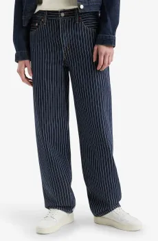 Женские темно-синие джинсы в полоску Baggy Dad Синий 26-32 Levi’s® A3494;0047