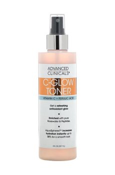 Уценка! Тоник для лица Advanced Clinicals C-Glow Toner Vitamin C+ Ferulic Acid, 237 мл